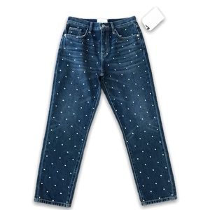 Current Elliot vintage denim cropped slim. NWT